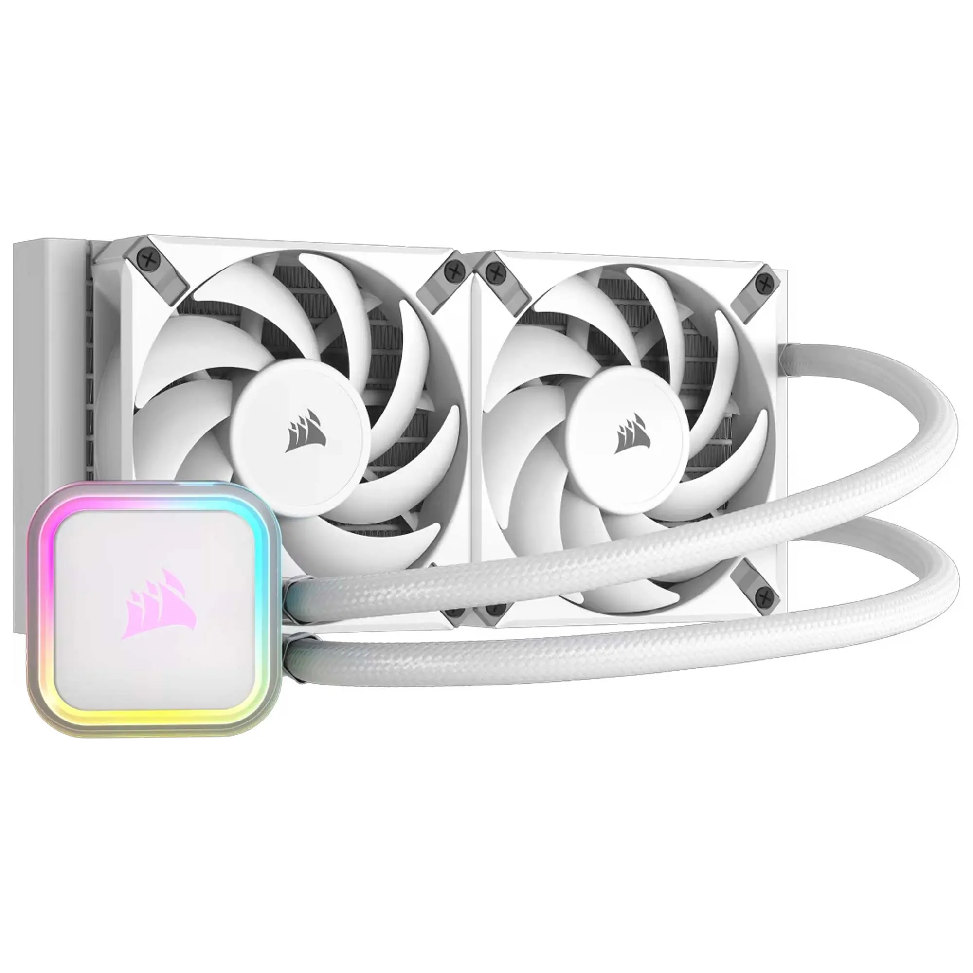 Corsair iCUE H100i ELITE RGB, bianco - 240 mm
