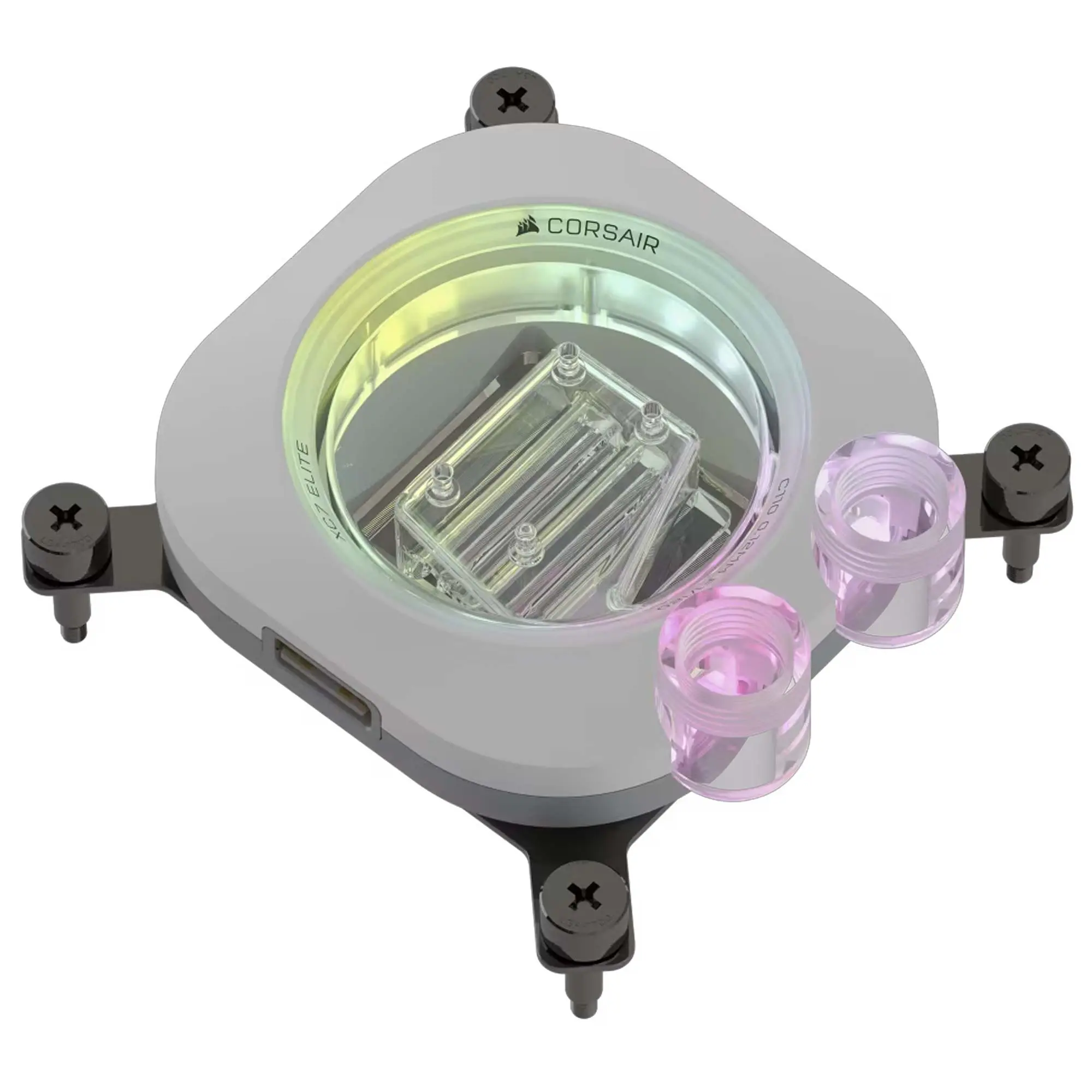 Corsair Hydro X CPU Waterblock XC7 RGB Elite, Bianco