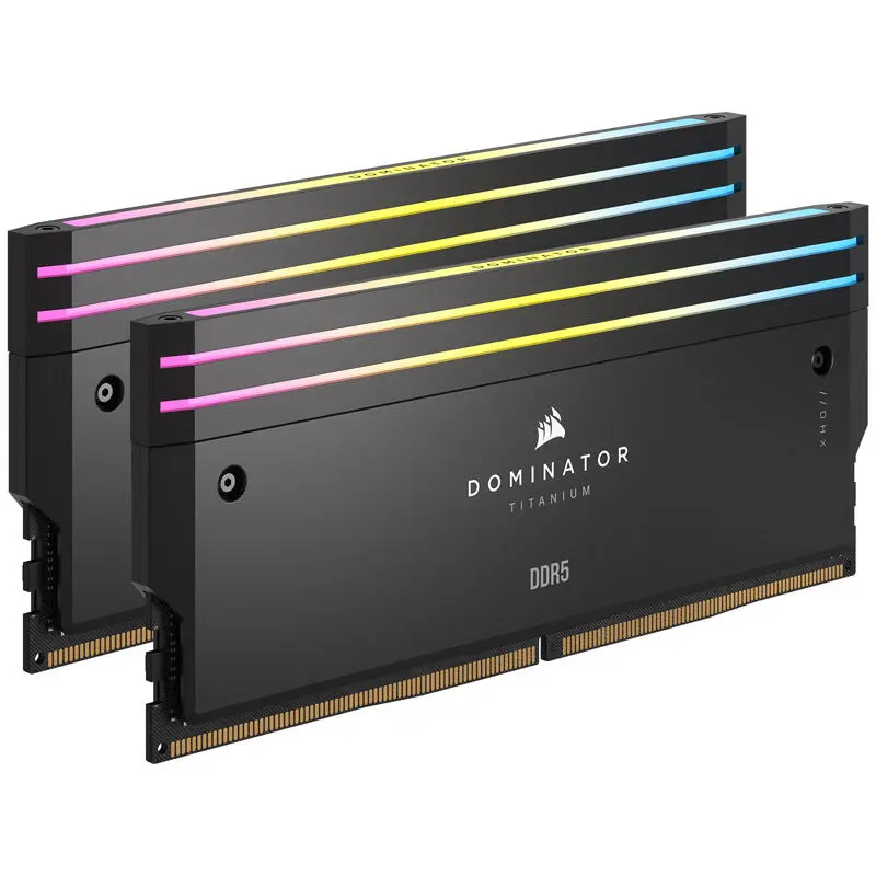 Corsair Dominator Titanium RGB DDR5 6000MHz C30, Nero - 32GB (2x16GB)