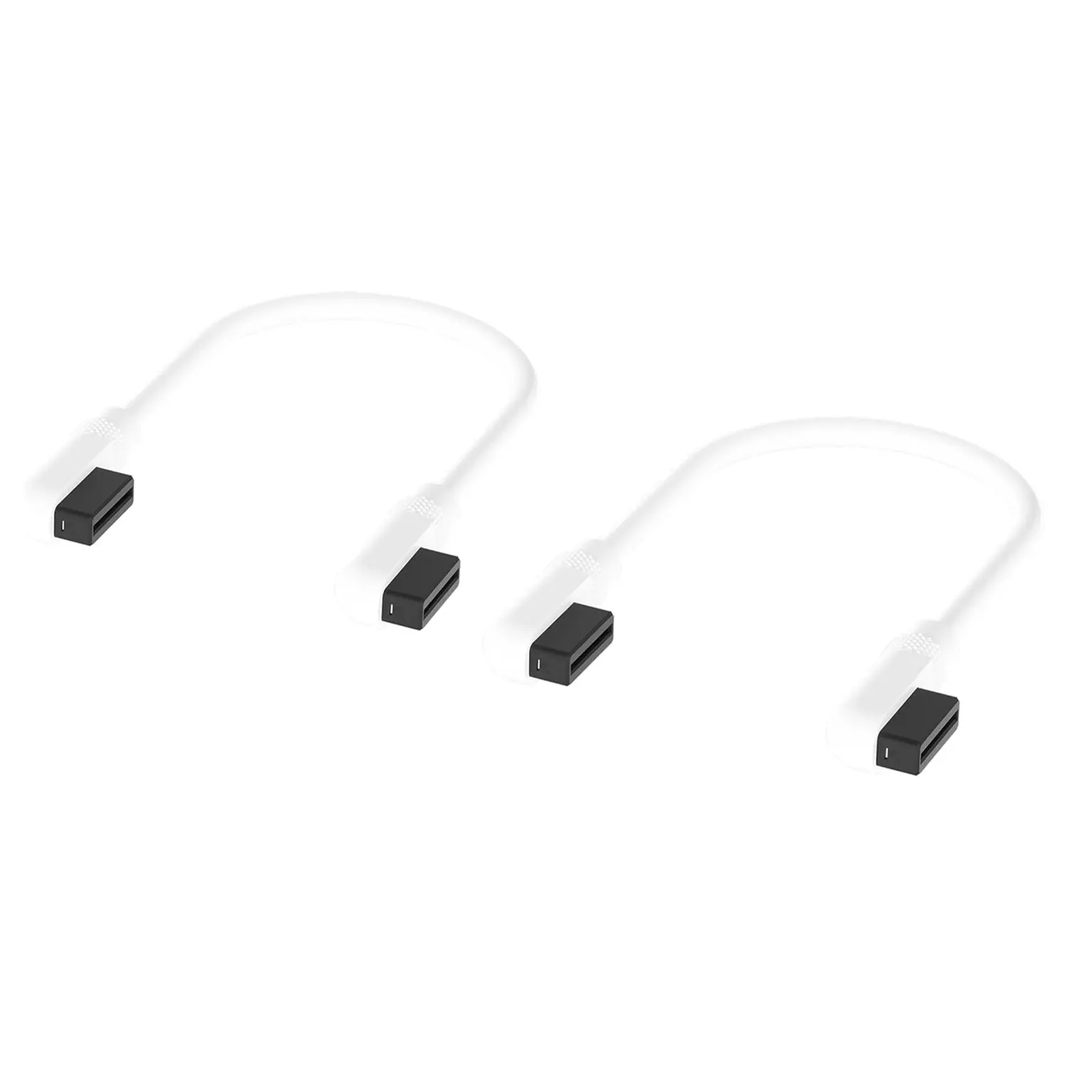 Corsair iCUE LINK Cable, 2x 135mm con Connettore 90° - Bianco