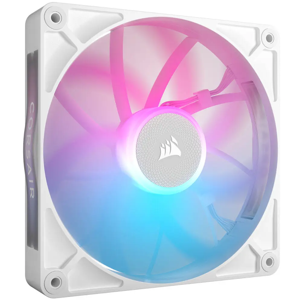 Corsair iCUE LINK RX140 RGB Series, Ventola PWM - 140mm, Bianco
