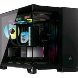 Corsair 2500X, Vetro Temperato - Nero