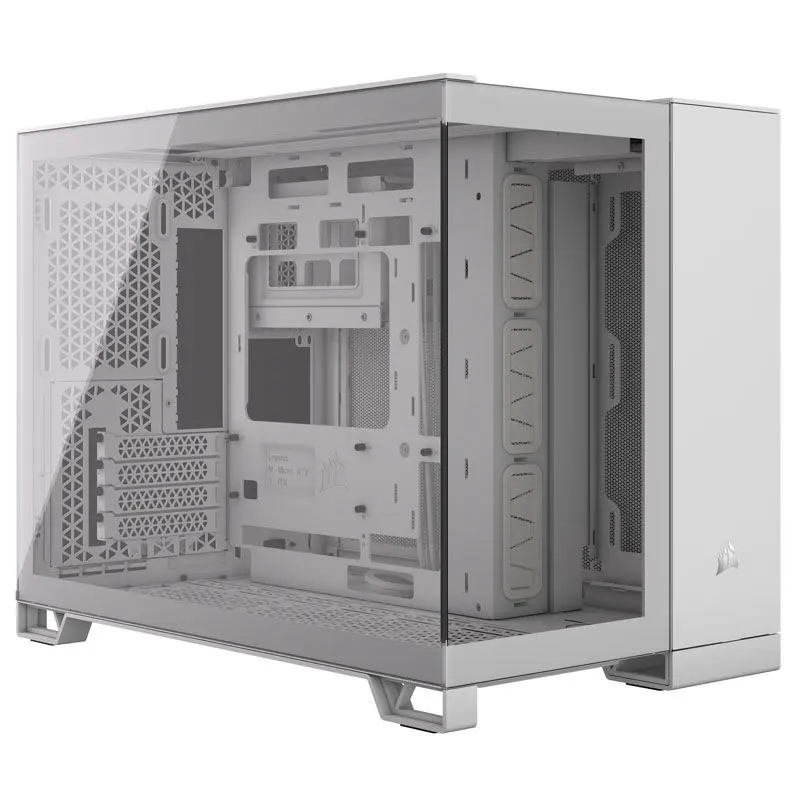 Corsair 2500X, Vetro Temperato - Bianco