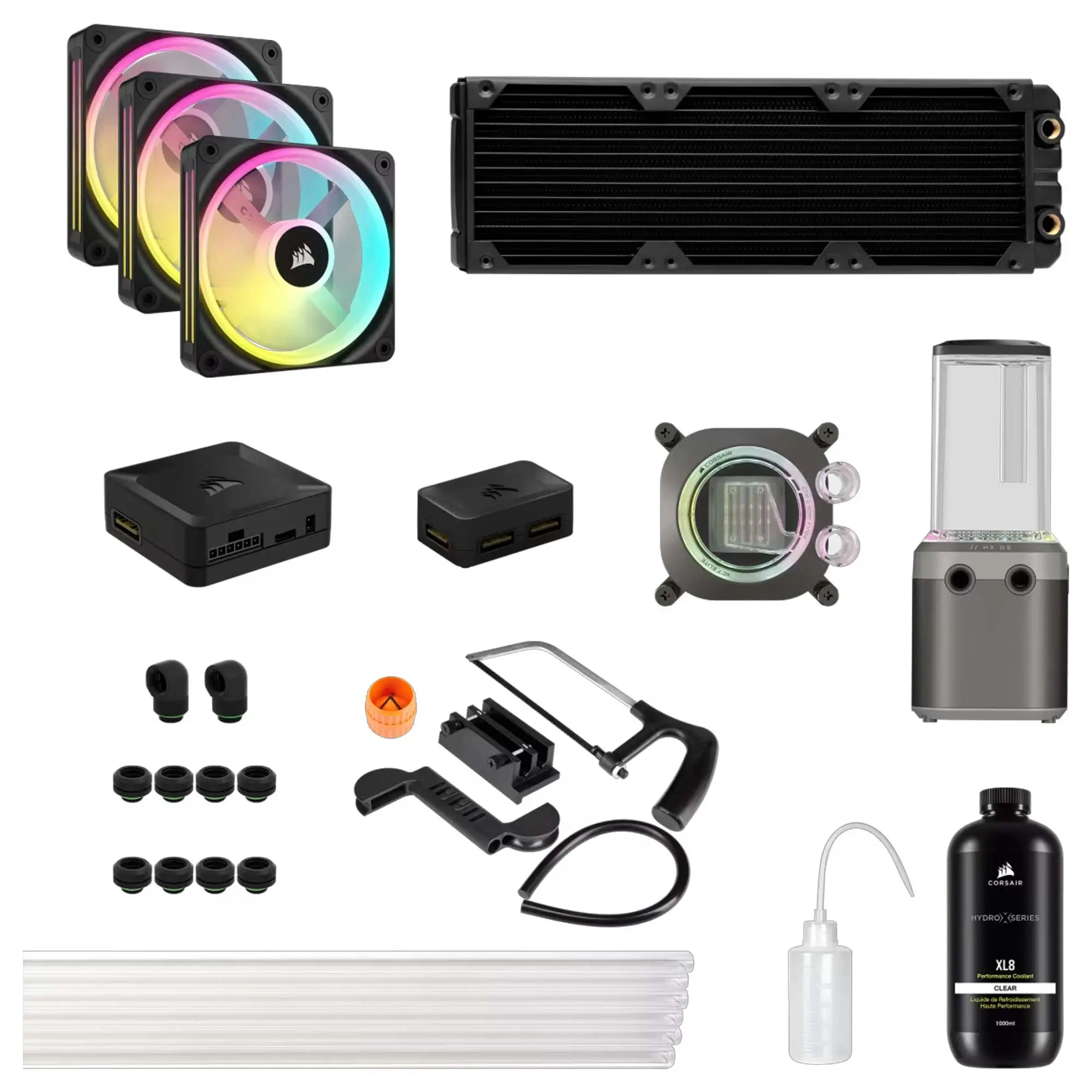 Corsair Kit di Raffreddamento Custom Hydro X Series iCUE LINK XH405i RGB - Stealth Gray
