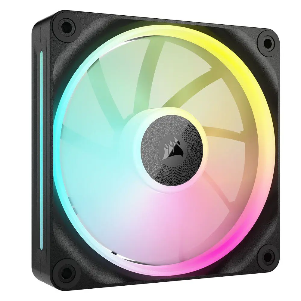 Corsair iCUE LINK LX140 RGB, Ventola PWM, Nera - 140mm