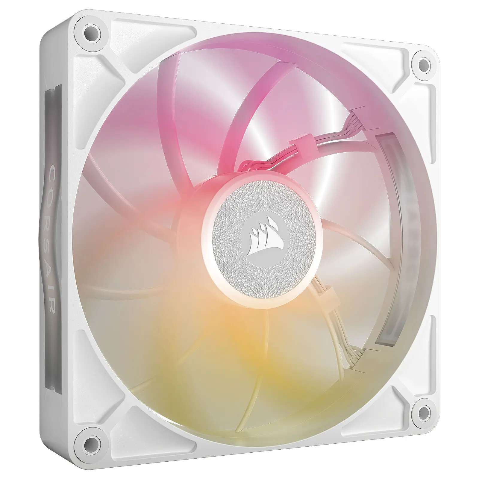 Corsair iCUE LINK RX140 MAX RGB, Ventola PWM - 140mm Thick Fan, Bianco