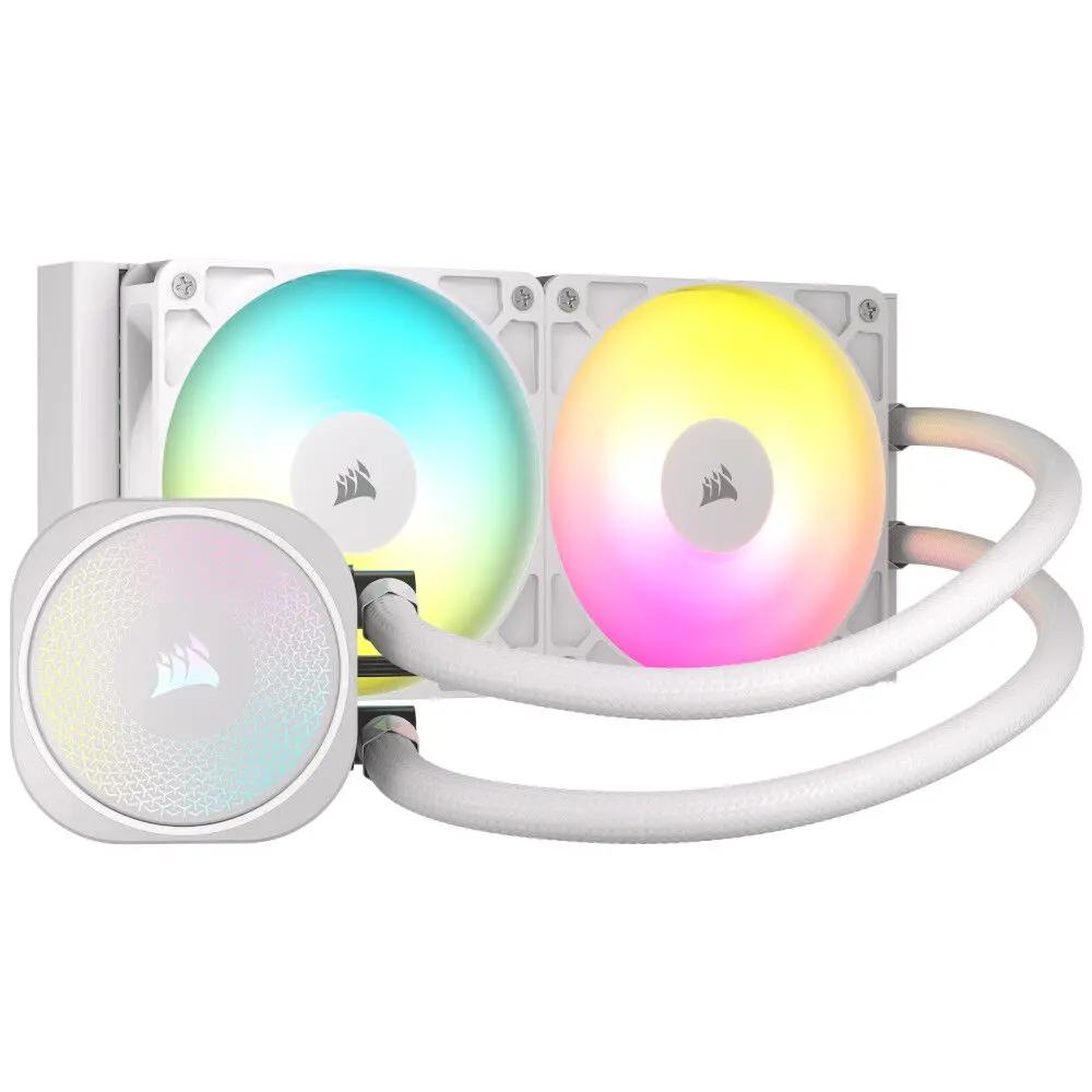 Corsair NAUTILUS 240 RS ARGB, AIO Liquid CPU Cooler - 240 mm, Bianco
