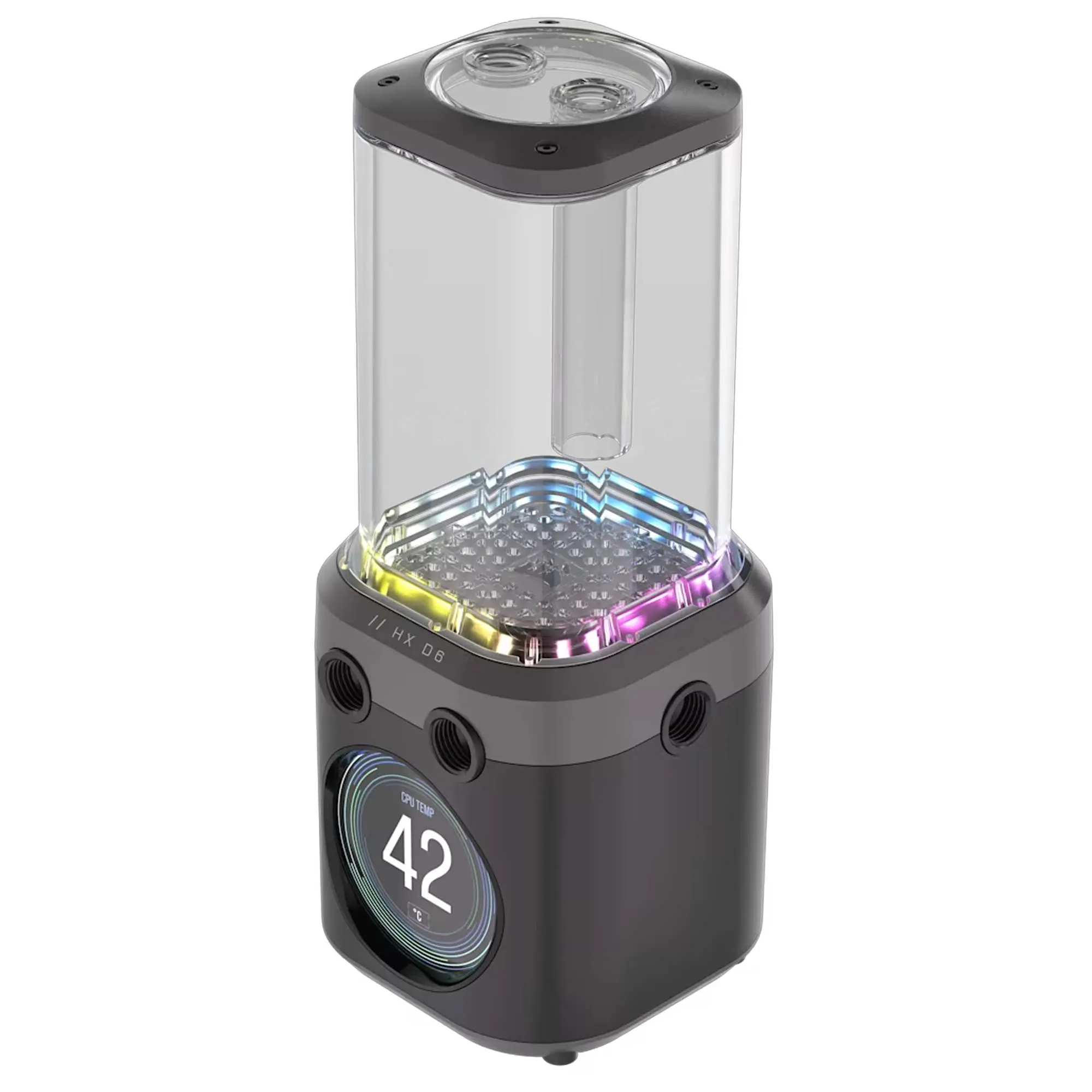Corsair iCue Link XD6 RGB LCD Elite Pompa/Tanica Combo - Nero