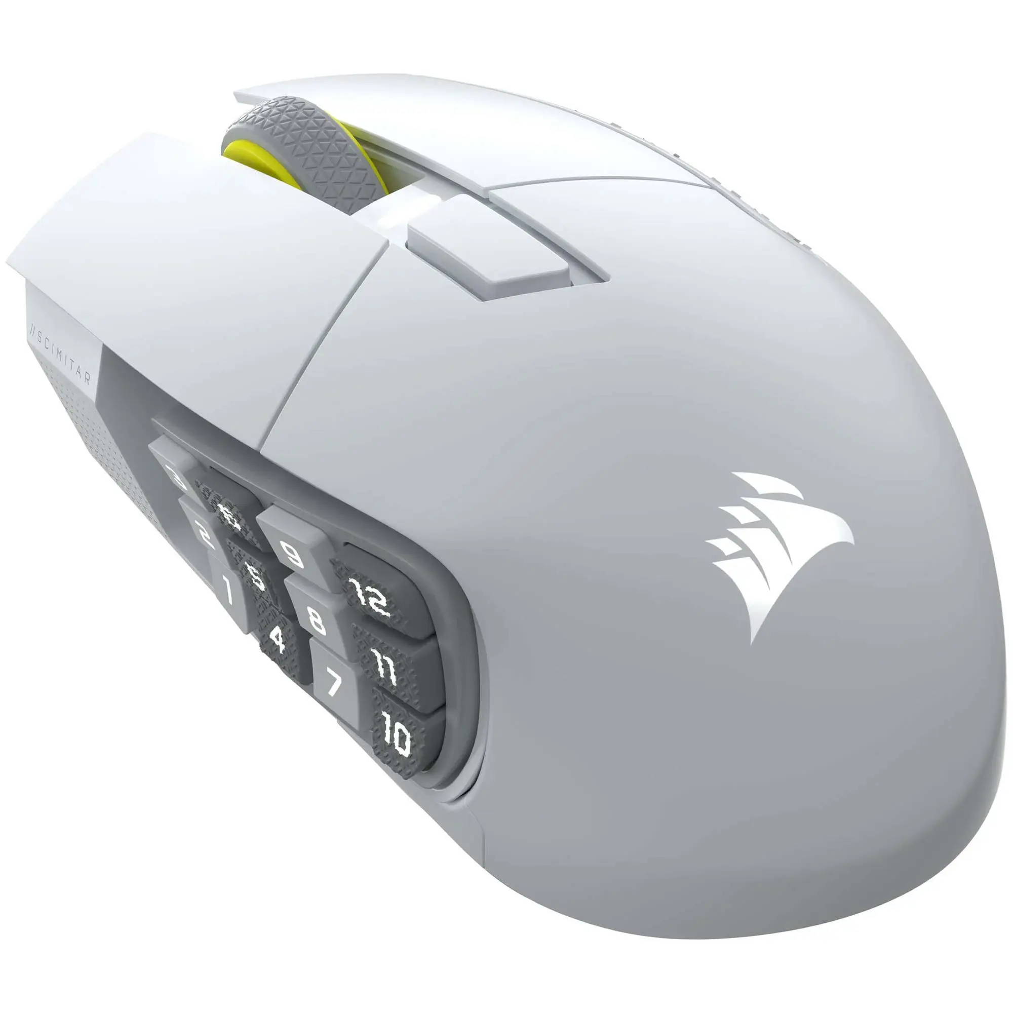 Corsair Gaming Scimitar Elite Wireless SE MMO Gaming Mouse - Bianco