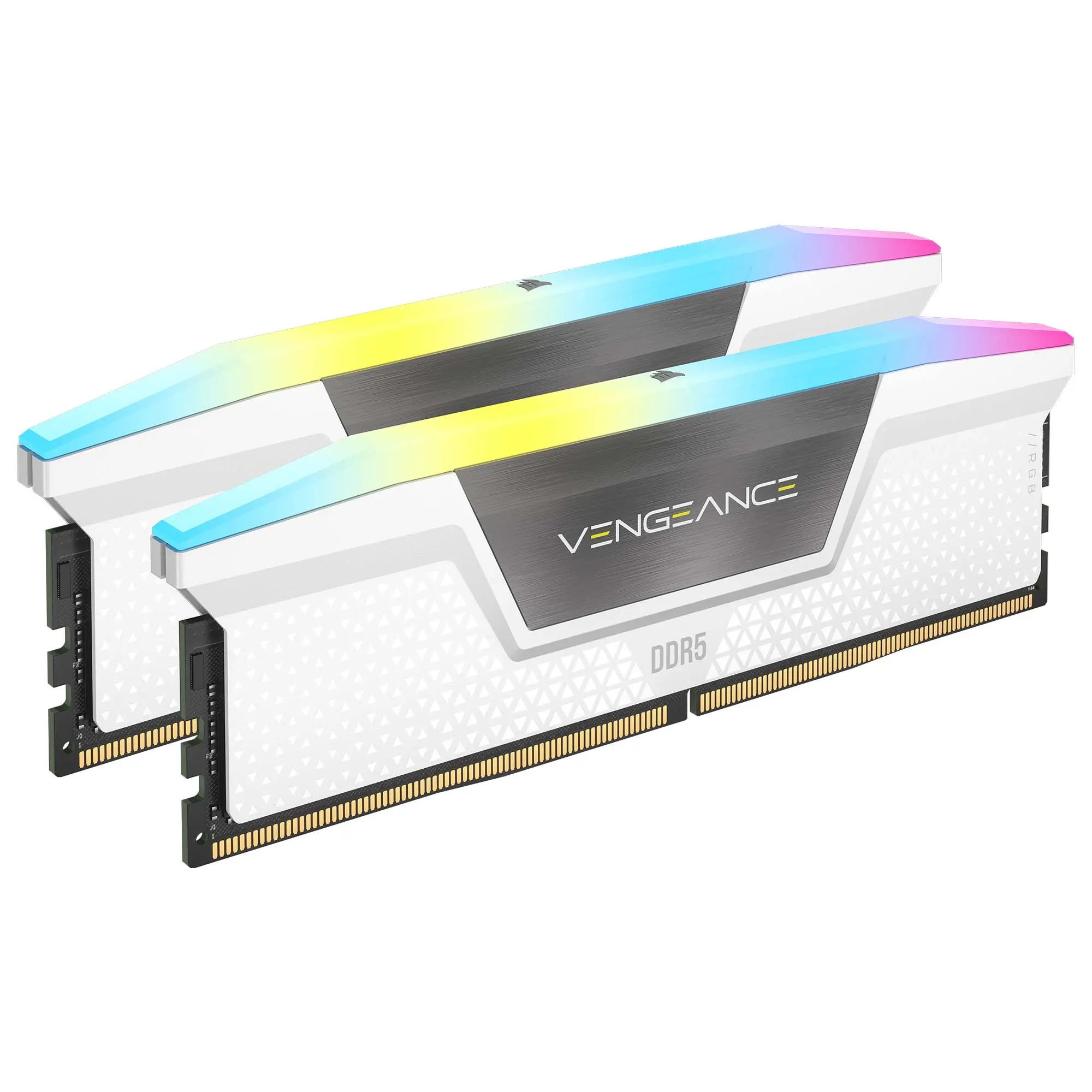 Corsair Vengeance RGB DDR5 7200MHz C34, Bianco - 32GB (2x16GB)