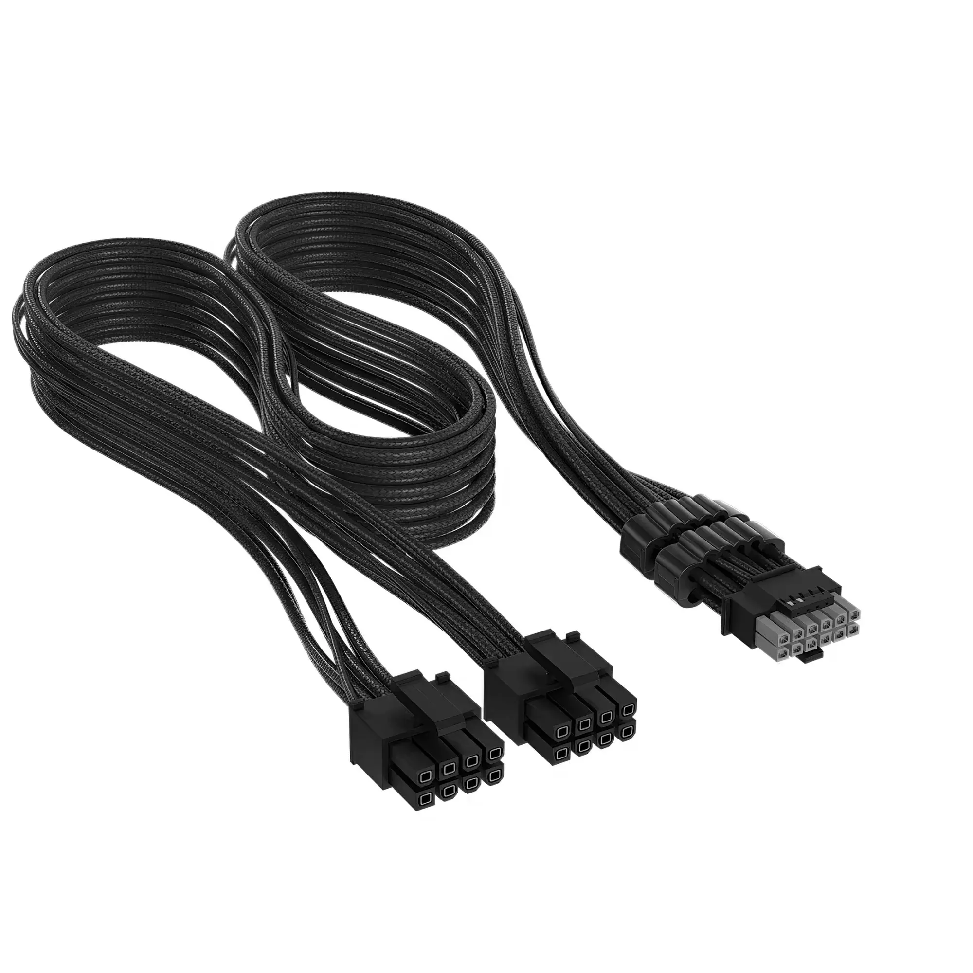Premium Individually Sleeved, 2x 8-Pin to 12V-2x6 600W Cable, Type 5, Nero