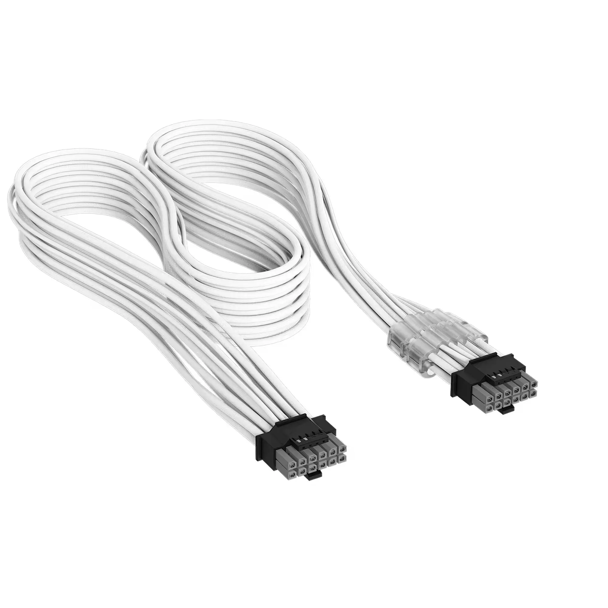 Premium Individually Sleeved, 12V-2x6 to 12V-2x6 600W Cable, Bianco