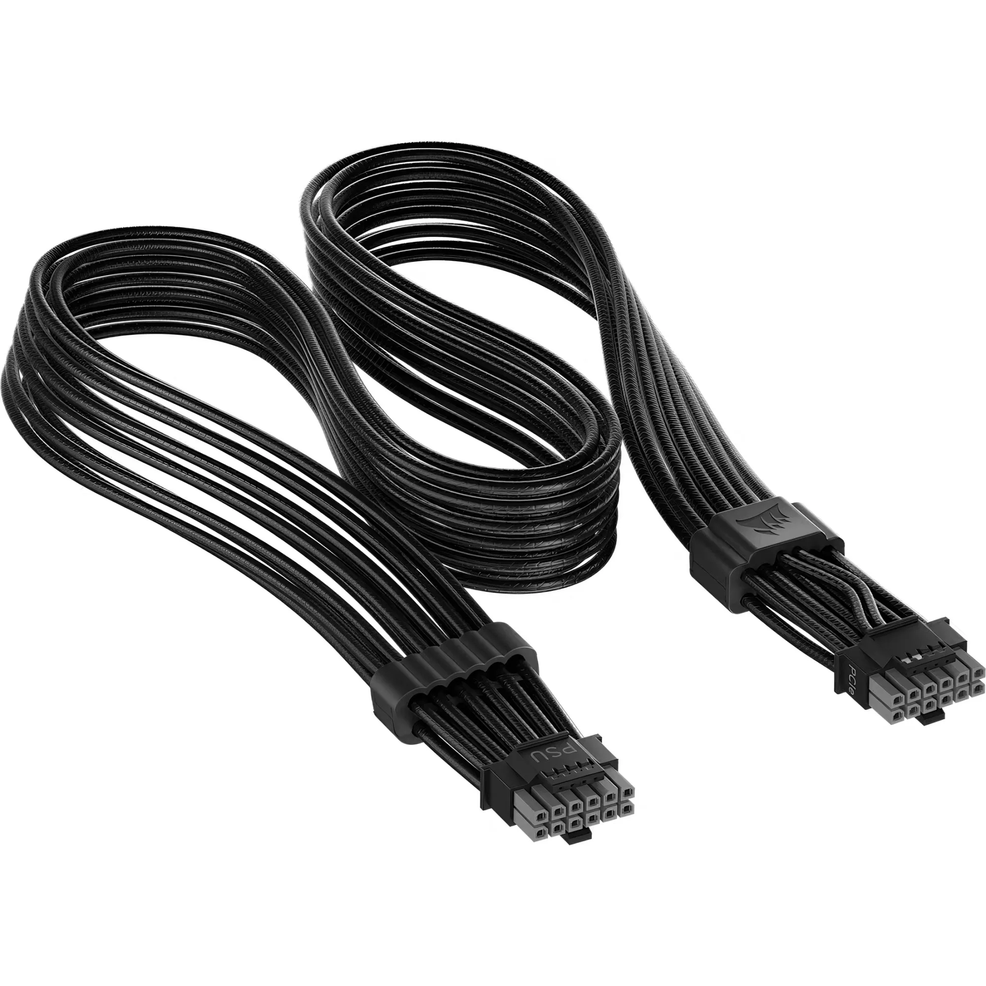 Corsair ThermalProtect PCIe 5.1 600W 12V-2x6 - Cavo di alimentazione GPU nero con protezione termica integrata