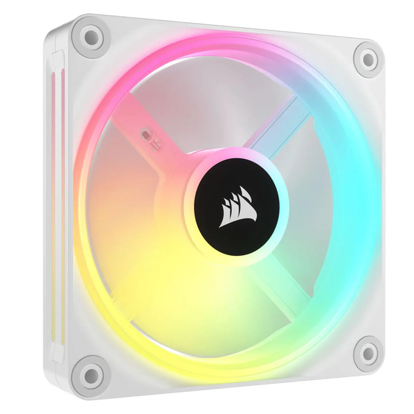 Corsair iCUE LINK QX120 RGB Series, Ventola PWM - 120mm, Bianco *RICONDIZIONATO*