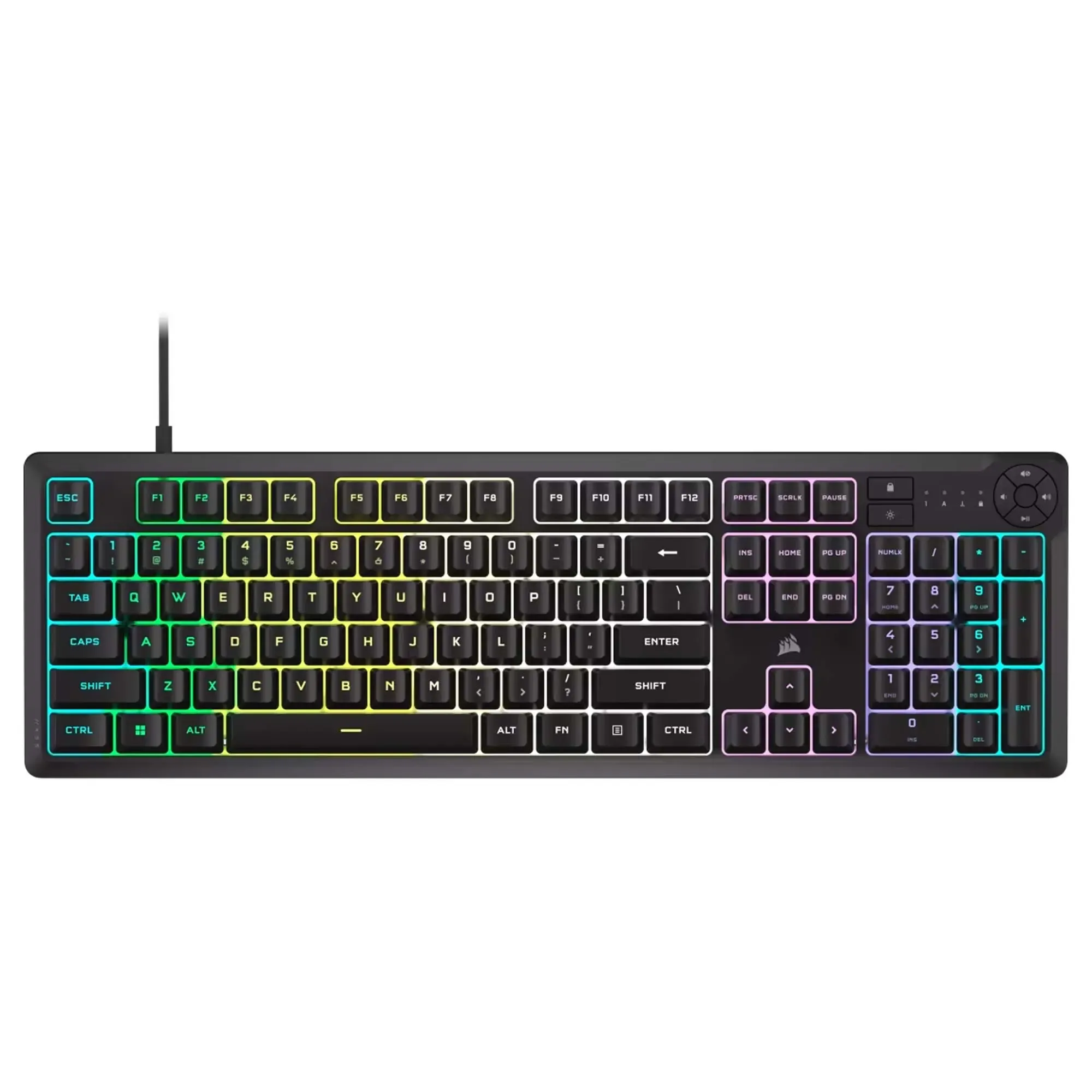 Corsair Gaming K55 CORE RGB Mechanical Keyboard, Membrana - Layout ITA *RICONDIZIONATO*