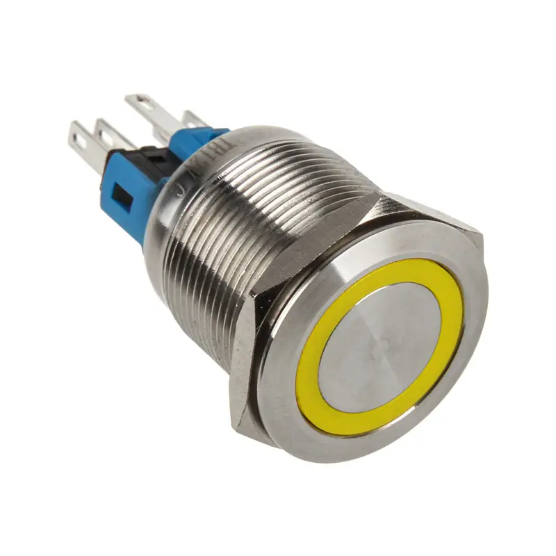 DimasTech Pulsanti / Switch 22mm - Giallo