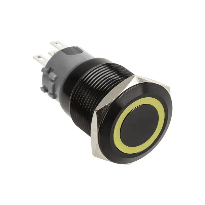 DimasTech Pulsanti / Switch 25mm - Blackline - Giallo