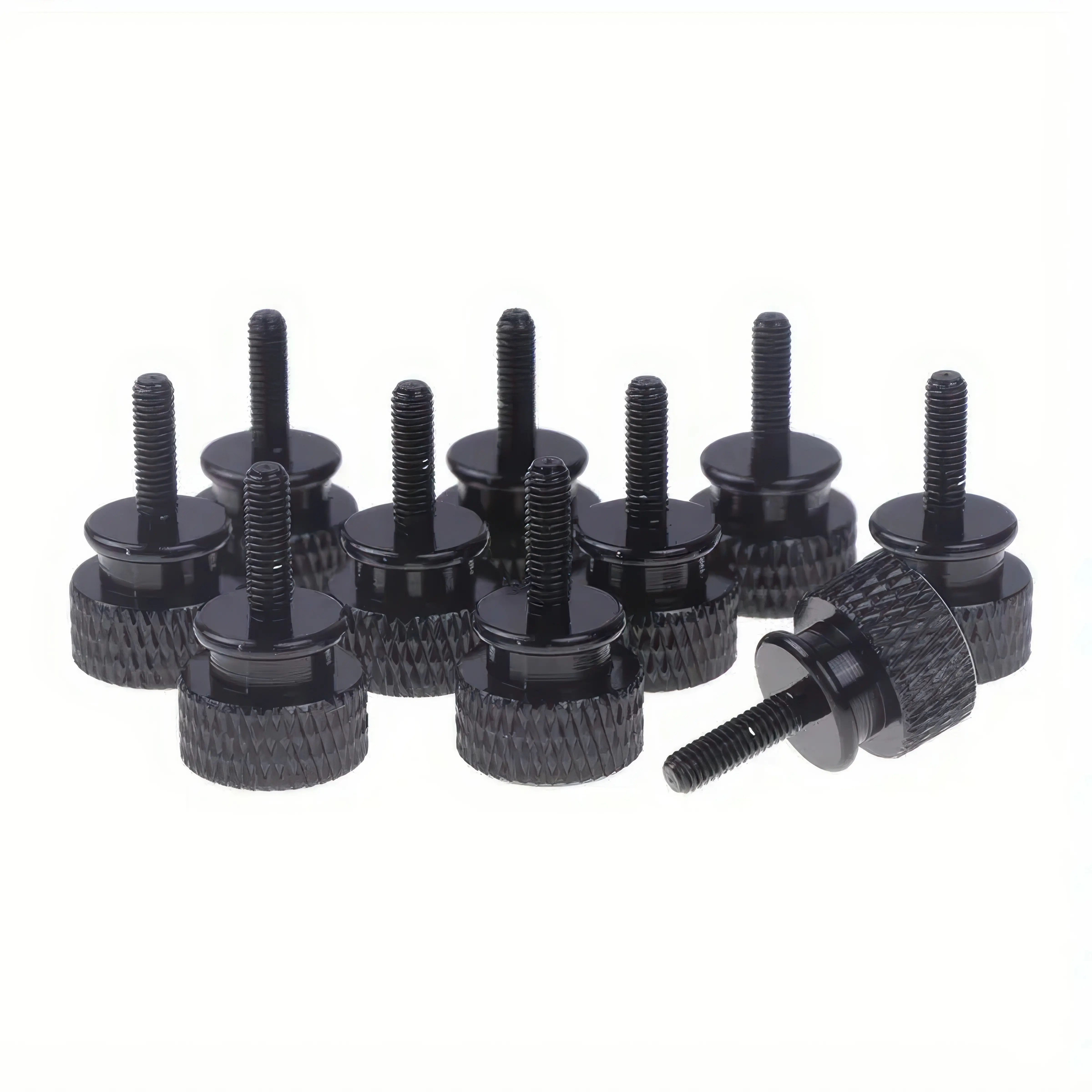 DimasTech Kit Viti Zigrinate M3 Antivibrazioni, 10 Pezzi - Neri