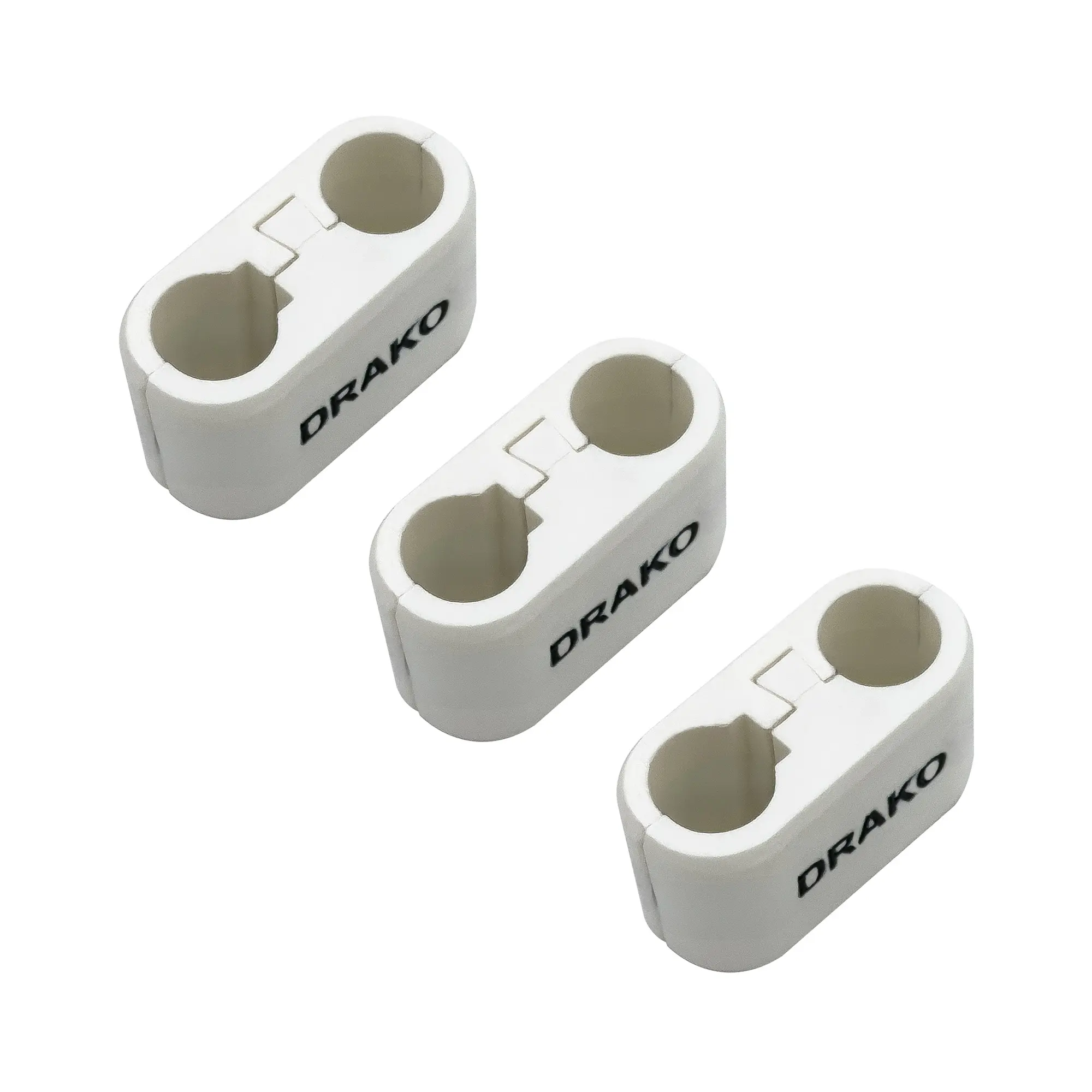 Drako All-In-One Comb HD, Clip per cooler AIO, Ø 12/13 mm - Bianco