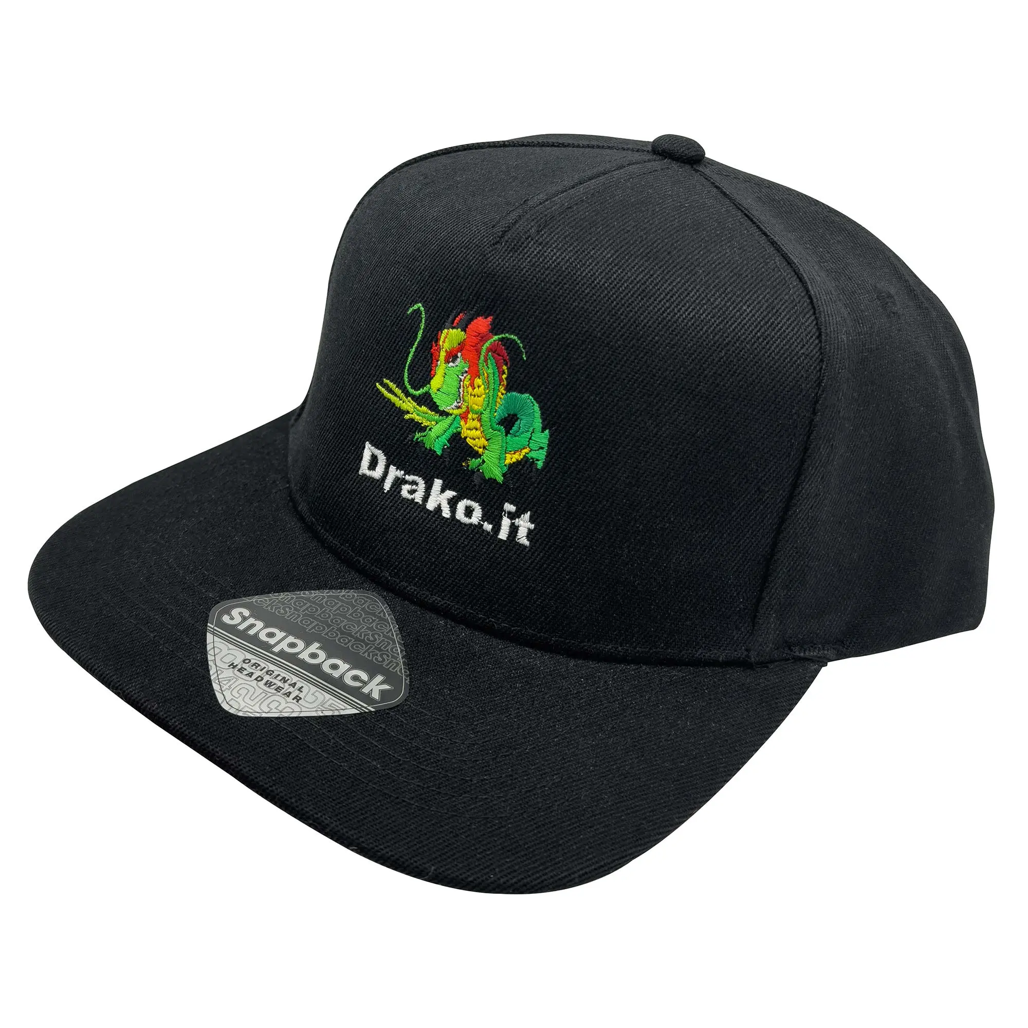 Drako Logo Cap Visiera Piatta, Taglia Unica - …