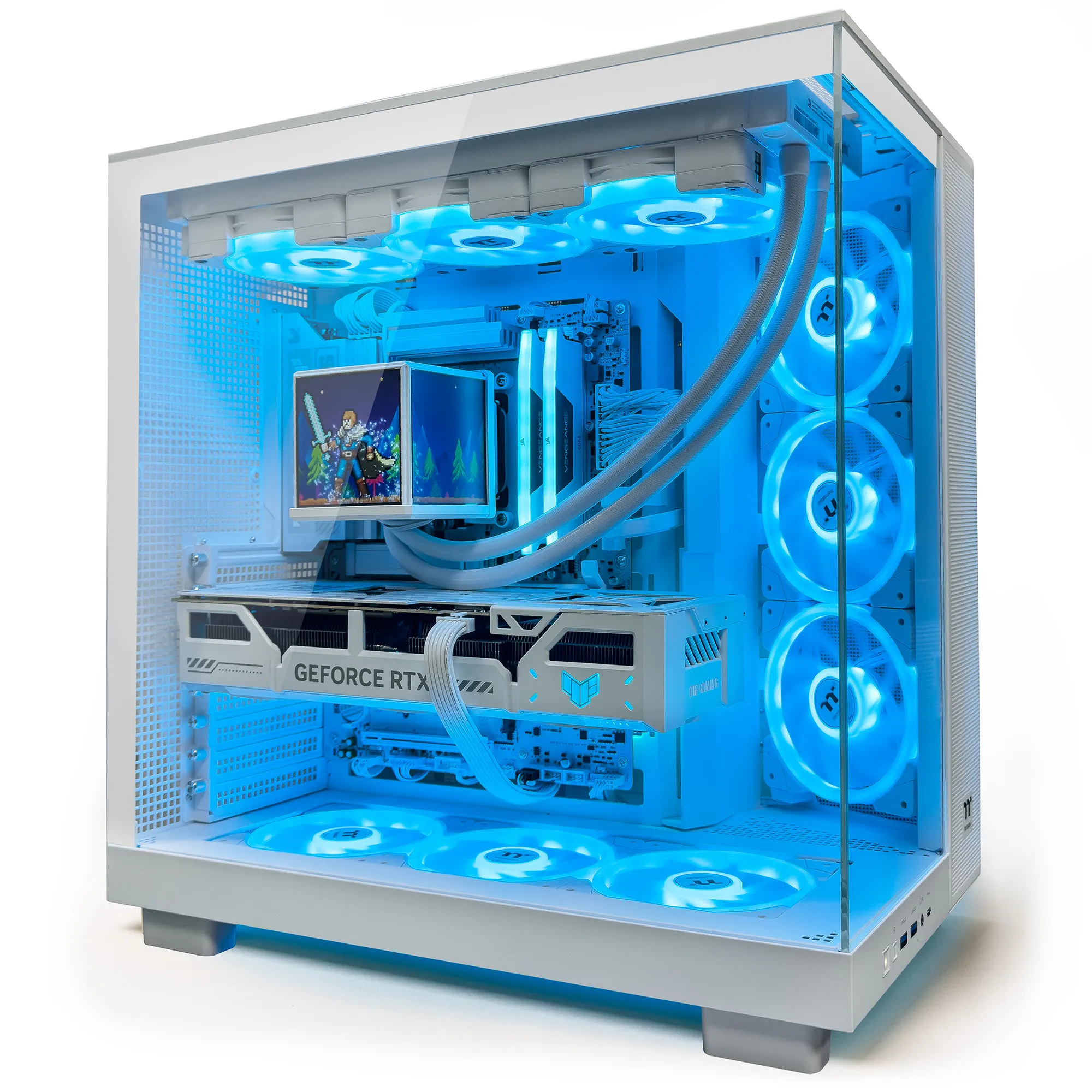 Drako Gaming Rig FROSTBITE- Ryzen 7 9700X, RTX …