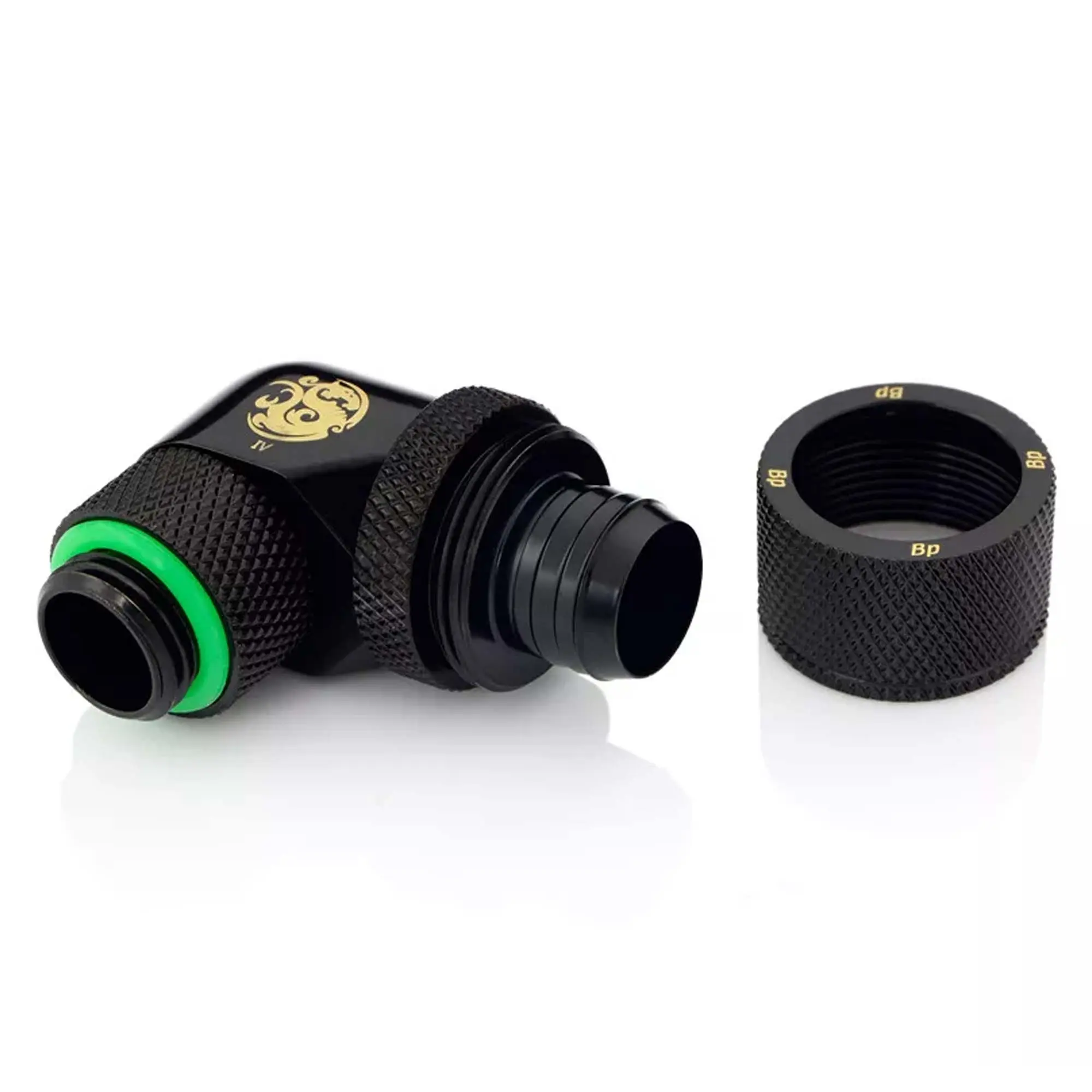 Bitspower Connettore 90° G1/4 / tubo 16/11mm - …