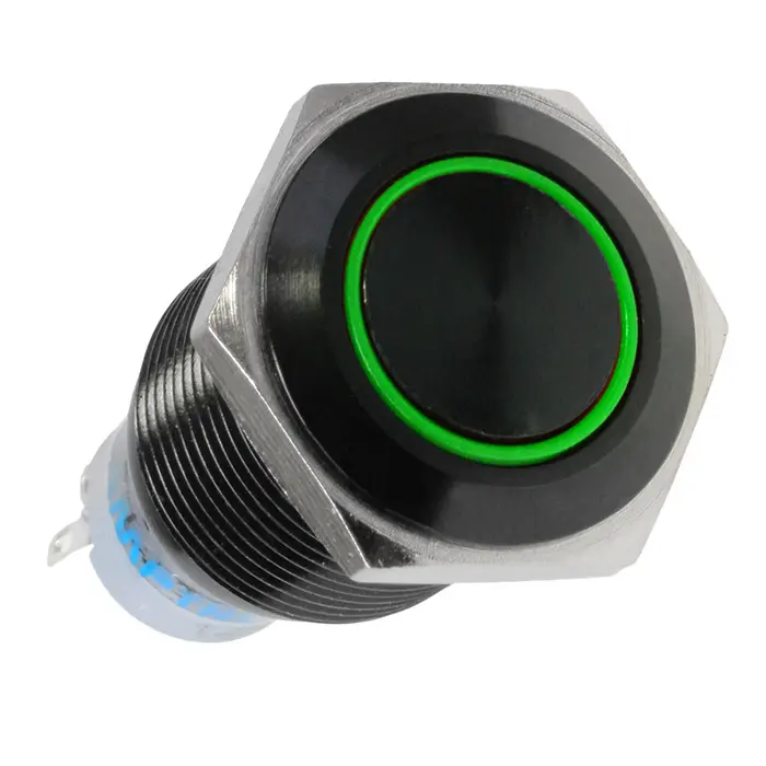 Lamptron Interruttore 19mm - Blackline - Verde
