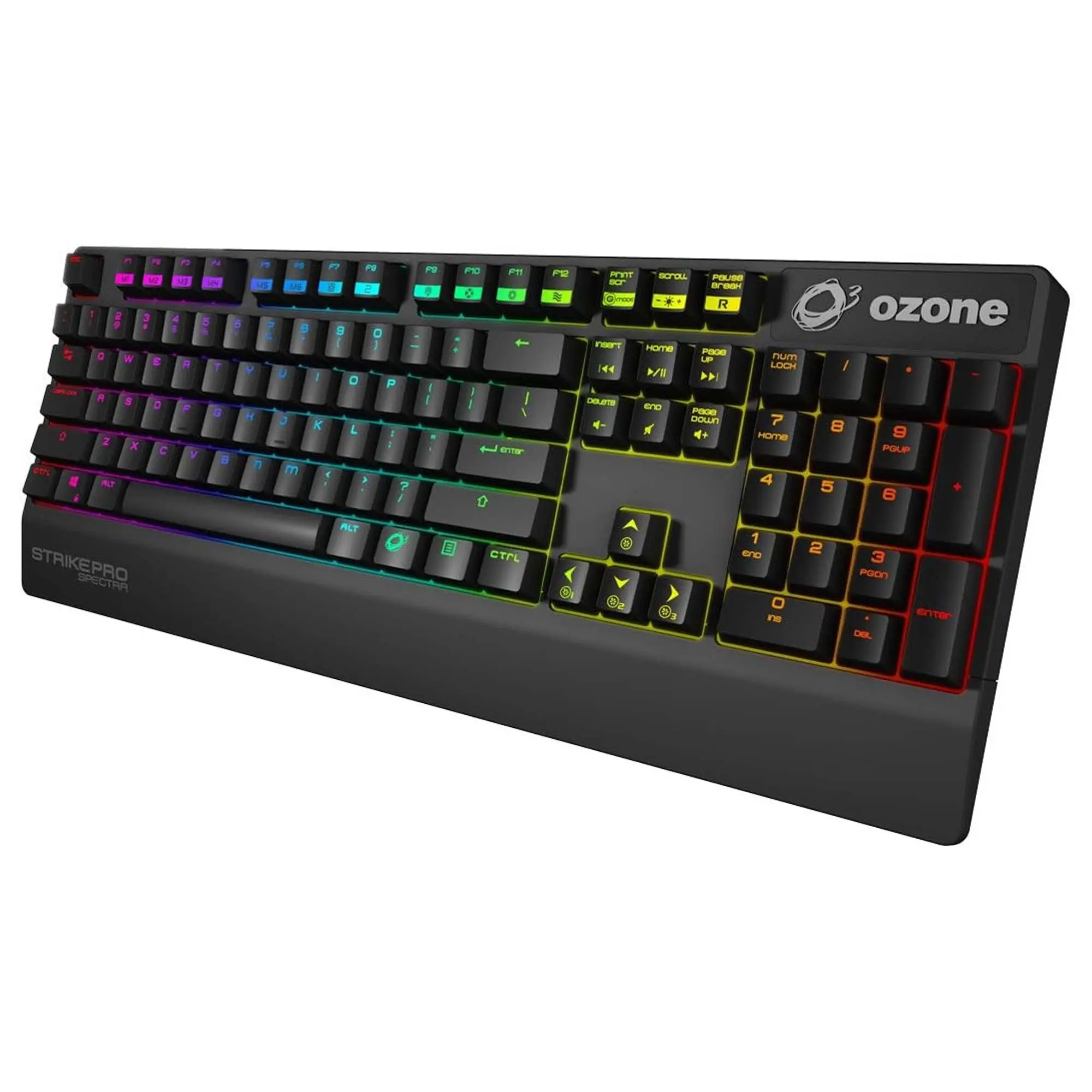 Ozone Strike PRO SPECTRA Tastiera Cherry MX Red, Layout ITA - Nero