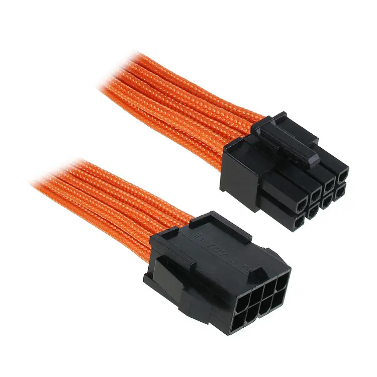 BitFenix Prolunga 8-Pin EPS12V - sleeved orange/black