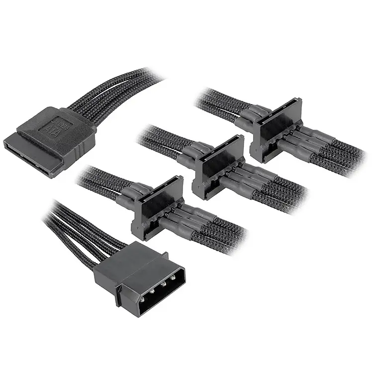 BitFenix Adattatore da Molex a 4x SATA 20 …