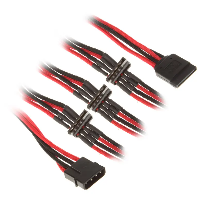 BitFenix Adattatore da Molex a 4x SATA 20 …
