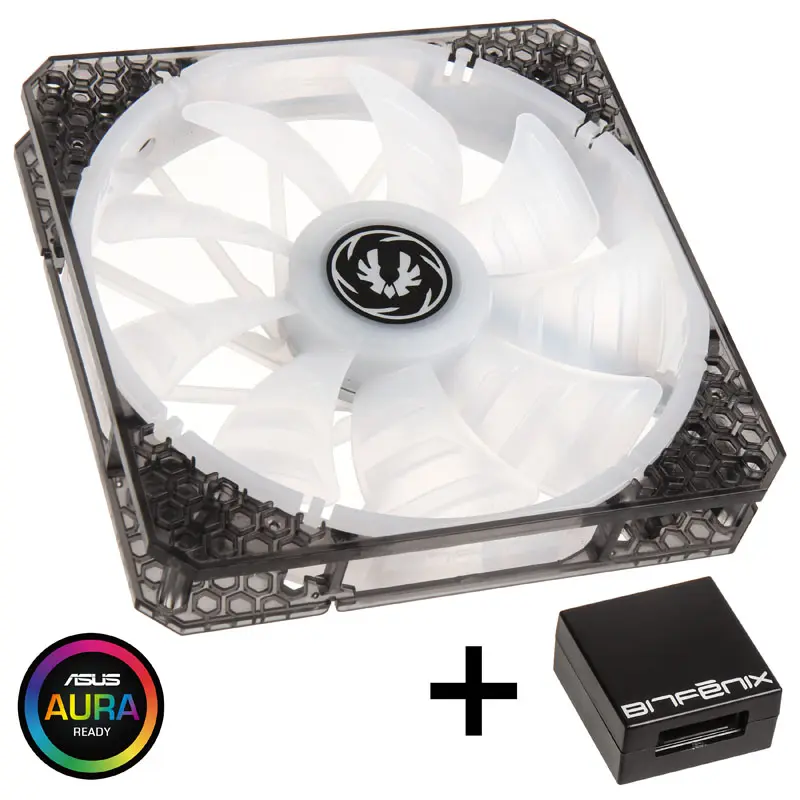 BitFenix Spectre Pro RGB Fan incluso Command Kit …