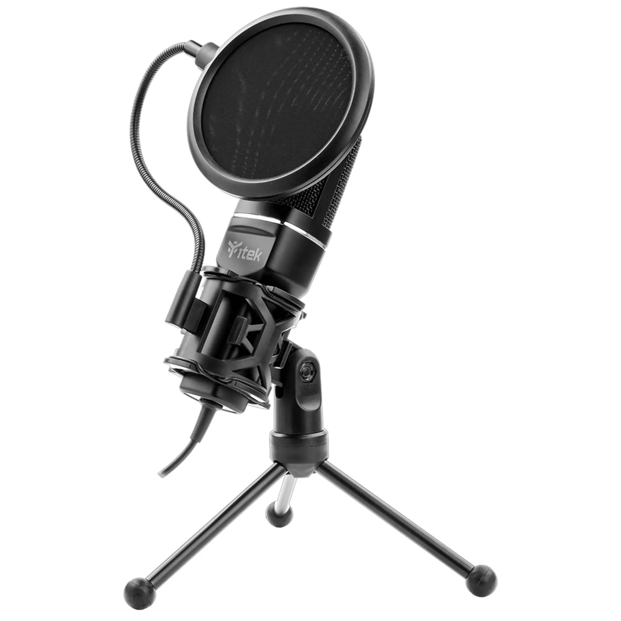 iTek M100, microfono USB, treppiede, filtro antipop e …