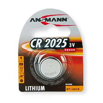 Batteria Bottone CR2025 Litio 3V
