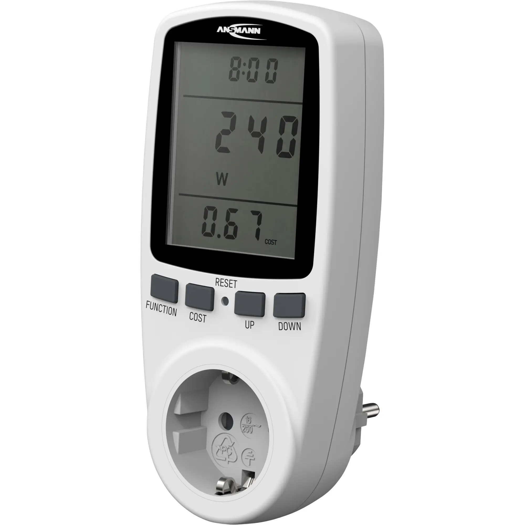 Ansmann 1260-0007 - Contatore costi energetici APM2