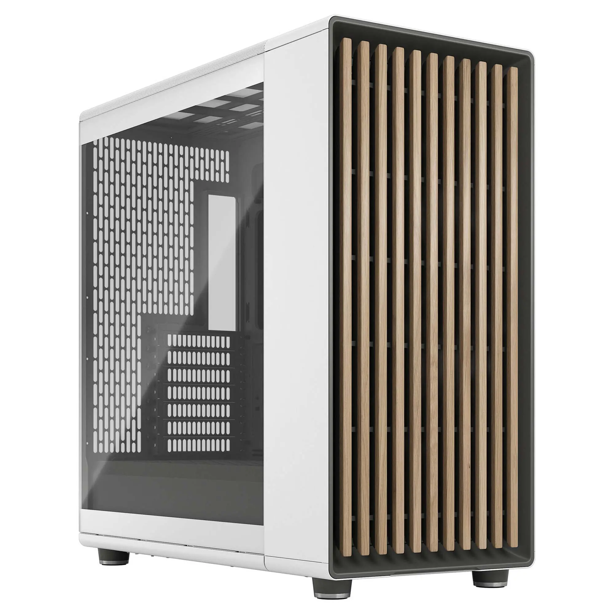 Fractal Design North XL Chalk, Vetro Temperato - Bianco