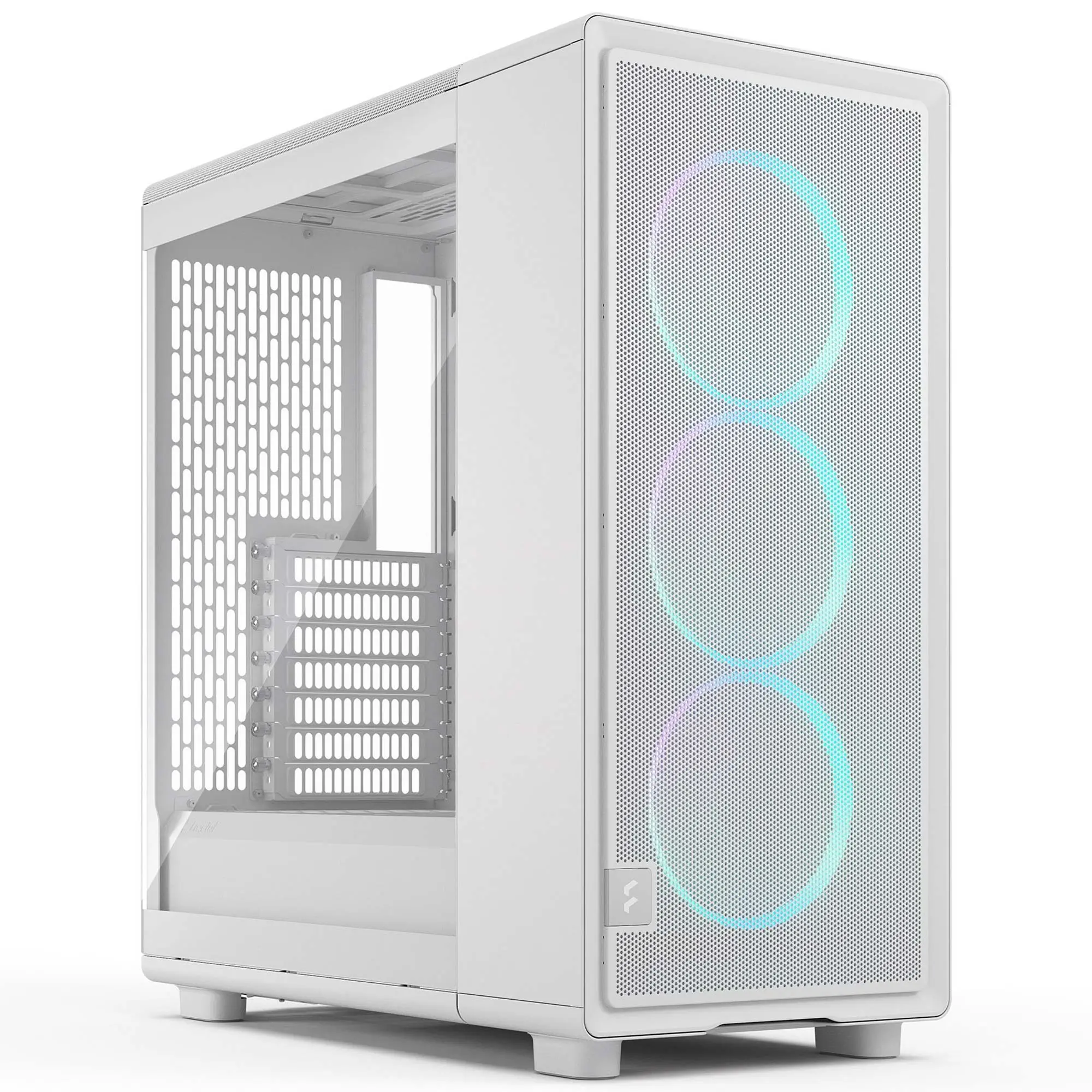 Fractal Design Epoch RGB TG Clear tint, Mid-Tower, Vetro Temperato - Bianco