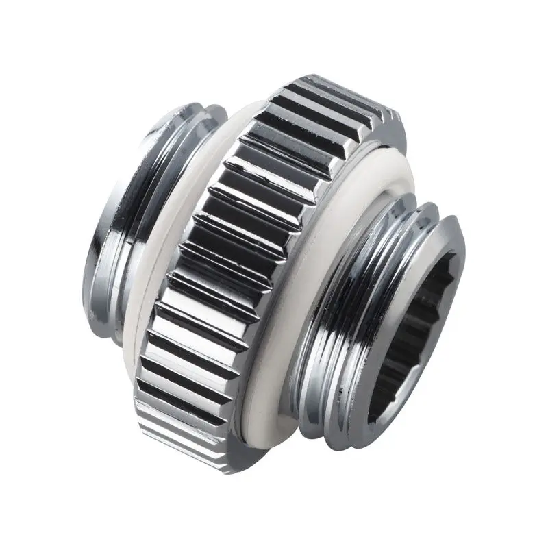 Phanteks Adattatore Glacier M-M dritto da G1/4" AG a G1/4" AG - Argento Cromato