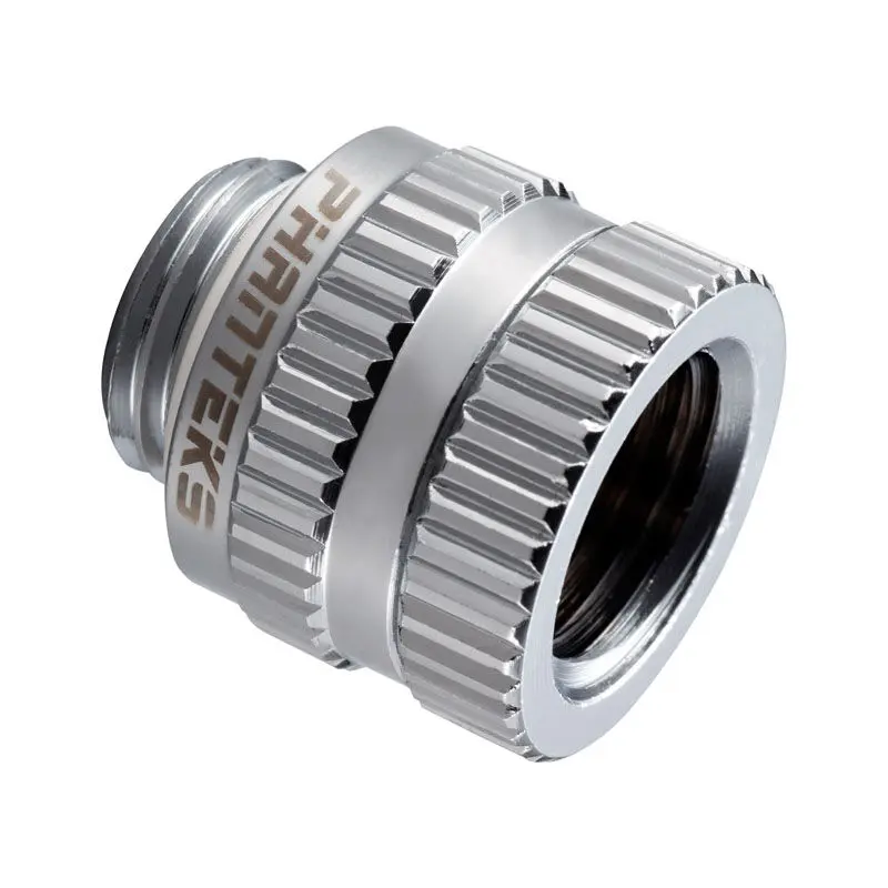 Phanteks Adattatore Glacier M-F rotante da G1/4" AG a G1/4" IT - Argento Cromato