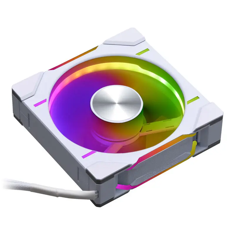PHANTEKS D30 PWM Regular Airflow D-RGB, 120mm - Bianco