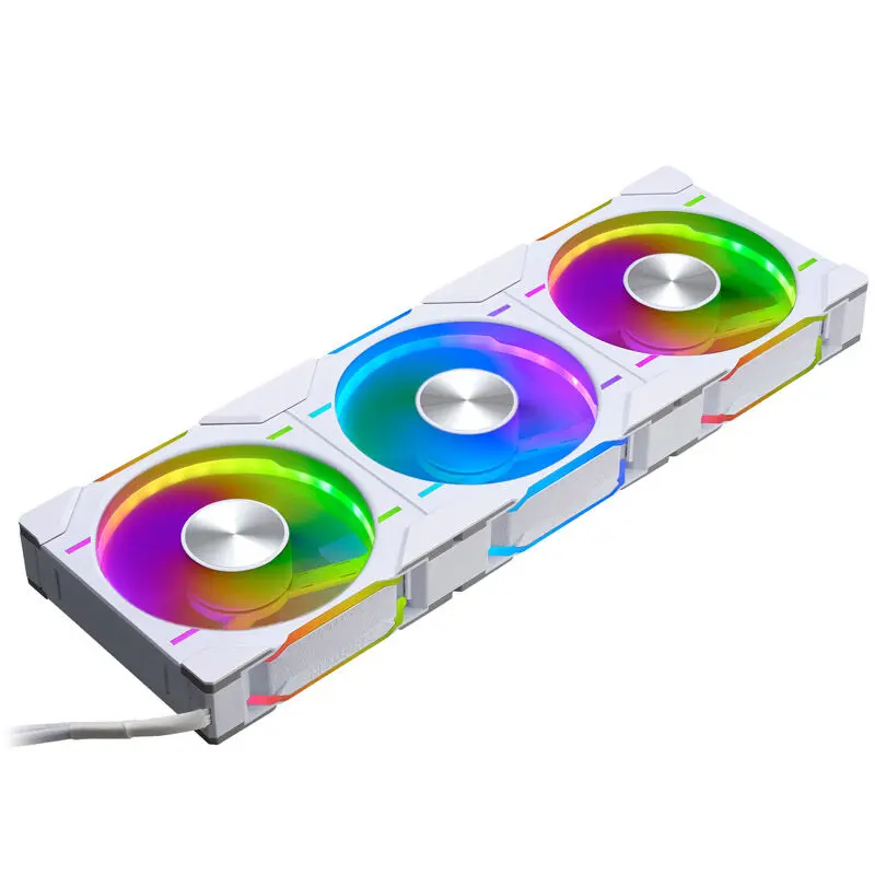 PHANTEKS D30 PWM Regular Airflow D-RGB, 3 pcs, 120mm - Bianco