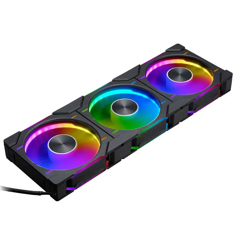 PHANTEKS D30 PWM Regular Airflow D-RGB, 3 pcs, 120mm - Nero
