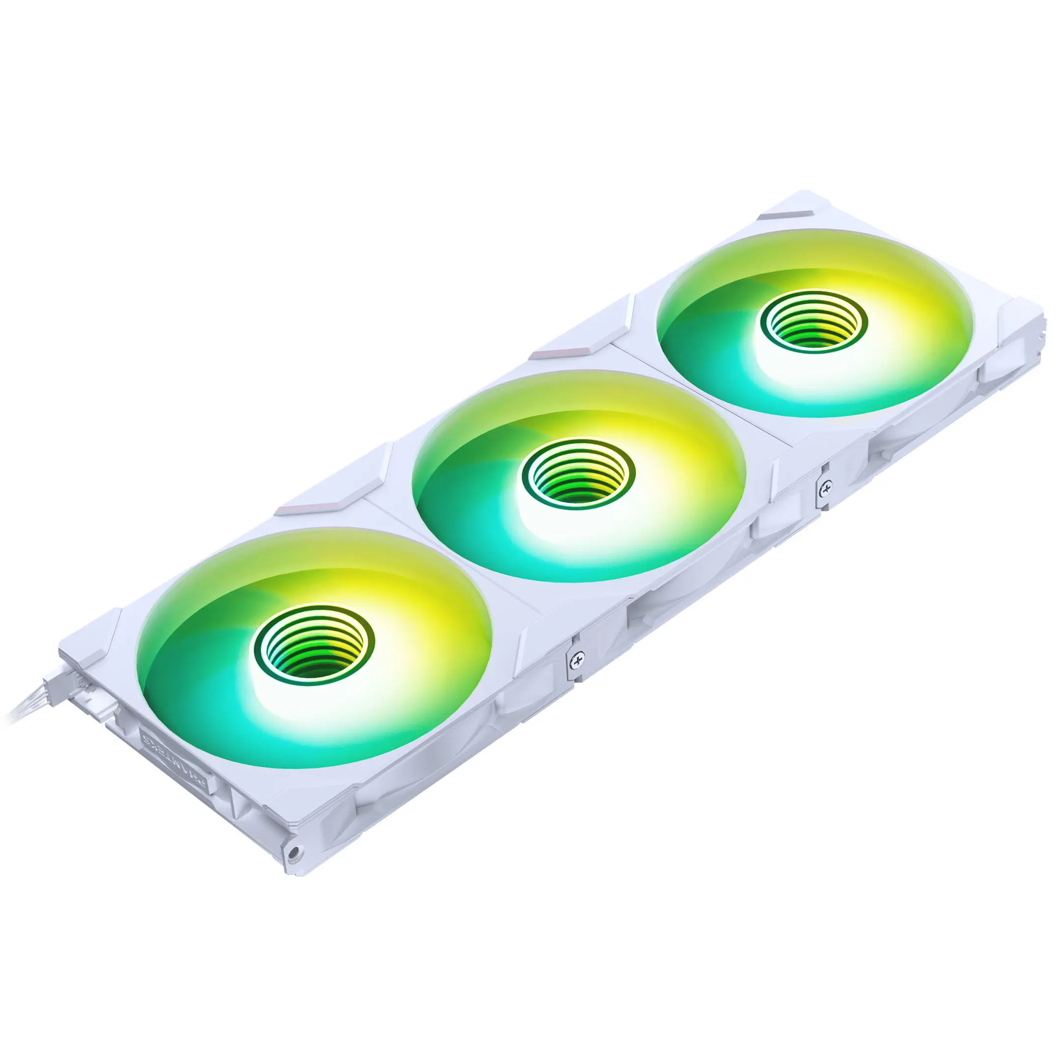 PHANTEKS M25 Gen2 PWM D-RGB Reverse, 140mm Triple Fan Kit - Bianco