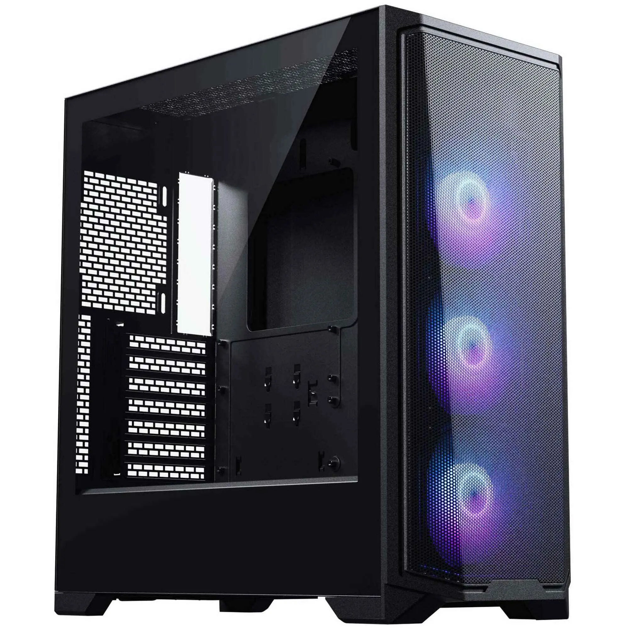 Phanteks Eclipse G370A Midi-Tower - Tempered Glass, RGB - Nero