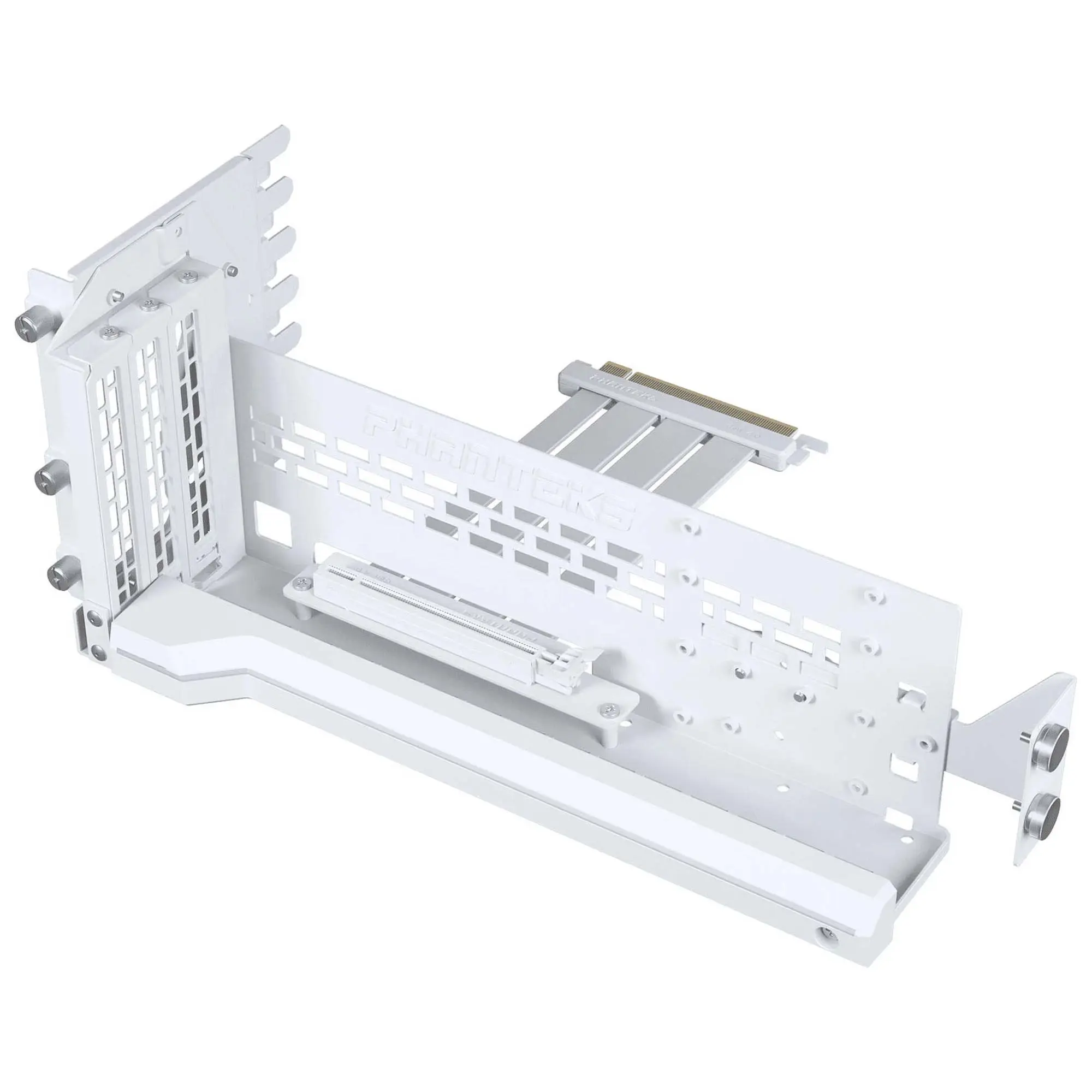 Phanteks Staffa GPU Verticale Premium + Cavo Riser PCIe 5.0 x16, DRGB - Bianco