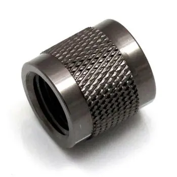 XSPC Adattatore 18mm Femmina/Femmina 2x 1/4" - black chrome