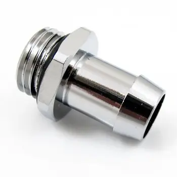 XSPC Connettore Dritto passo 1/4 x tubo Ø10mm - Cromati