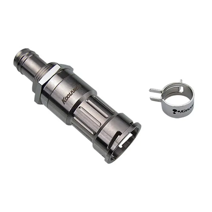 Koolance VL3N HF No Spill Femmina montaggio Pannello - Tubo 10 mm