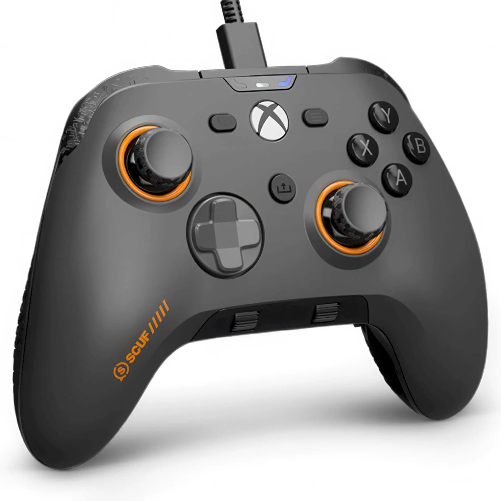 SCUF Valor Pro Wired TMR - Controller cablato USB-C per Xbox e PC, Steel Gray