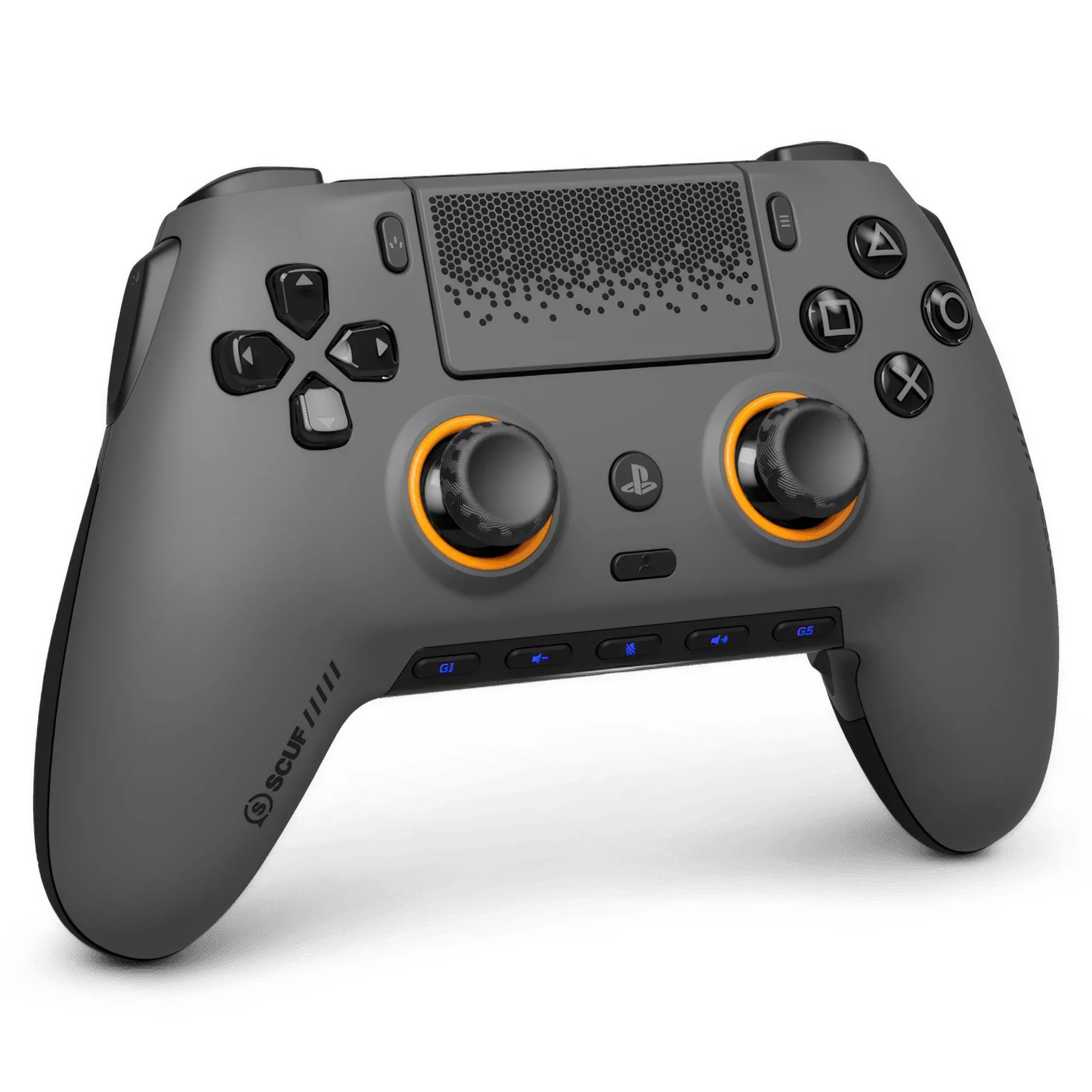 SCUF Omega Steel Gray - Controller wireless PS5 e PC con palette posteriori, grilletti istantanei e analogici anti-drift